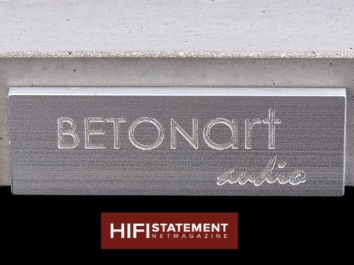 BETONart-audio Silenzio bei HIFISTATEMENT
