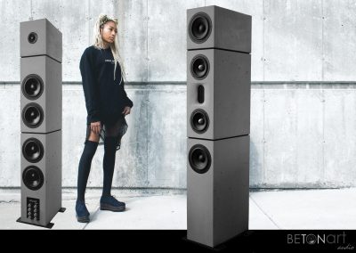 Betonlautsprecher DIVERSO von BETONart-audio 